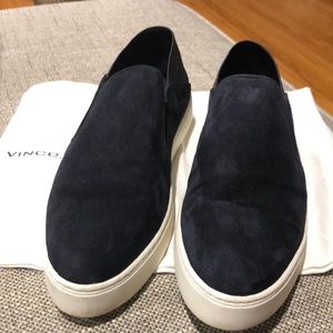 Vince suede slides sneakers